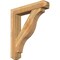 Ekena Millwork Funston Craftsman Rough Sawn Bracket w/ Offset Brace, Western Red Cedar, 8"W x 42"D x 48"H BKT0806X42X48FST04RWR - alternate 1
